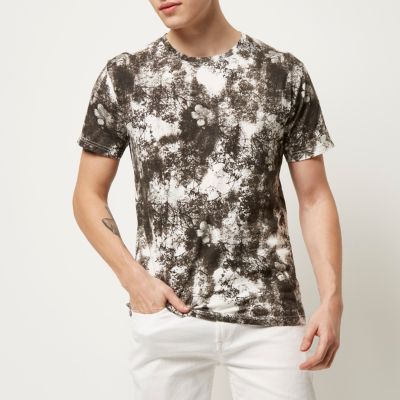 Grey Only & Sons printed t-shirt